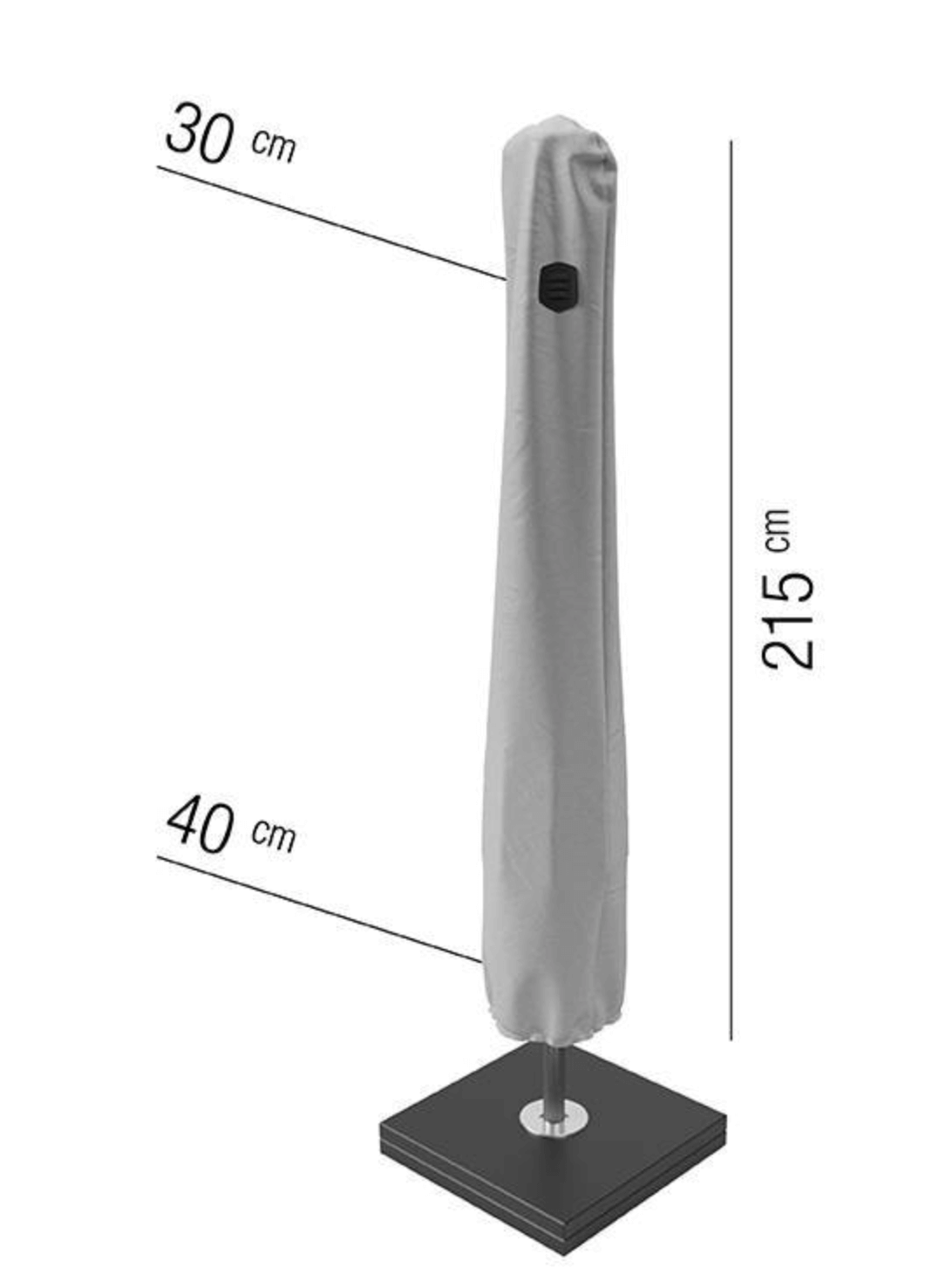 Aquashield parasolhoes H: 165 cm 